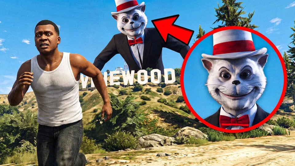 I Survived a CAT IN THE HAT In GTA 5!